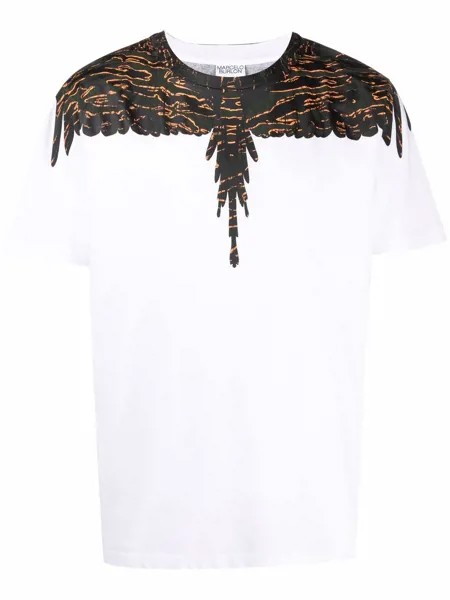 Marcelo Burlon County of Milan футболка Wings с камуфляжным принтом