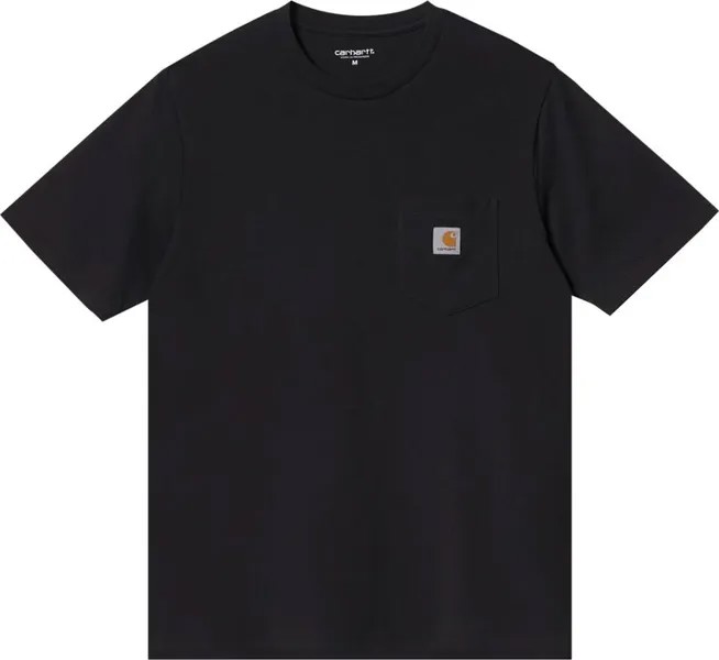 Футболка Carhartt WIP Pocket T-Shirt 'Black', черный