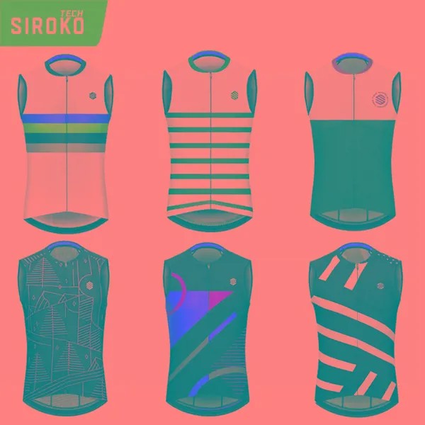 Siroko Tech 2023 новая команда ветровка Велоспорт жилет дышащий Windvest без рукавов Maillot MTB Ropa Ciclismo езды жилет