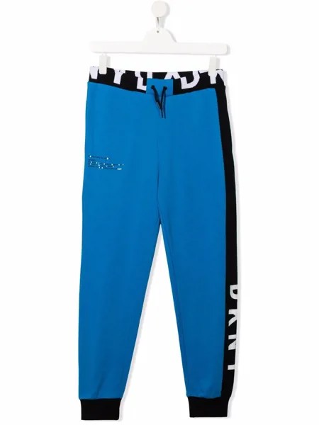 Dkny Kids спортивные брюки с логотипом