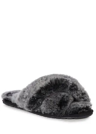 Тапочки женские Emu Australia W12013 черные 39 RU