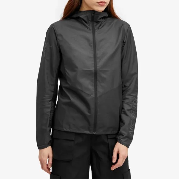 Куртка с капюшоном Arcteryx Norvan Windshell, черный