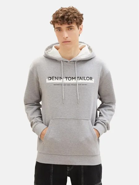 Толстовка обычного кроя Tom Tailor Denim, серый