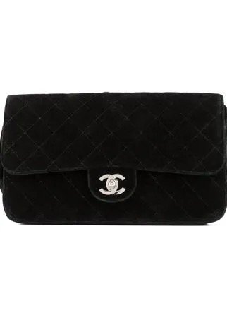 Chanel Pre-Owned стеганый рюкзак с логотипом CC