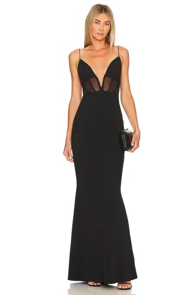 Платье Nookie Sade Mesh Gown, черный