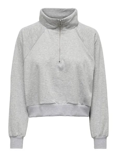 Толстовка ONLY, цвет Light Grey Melange