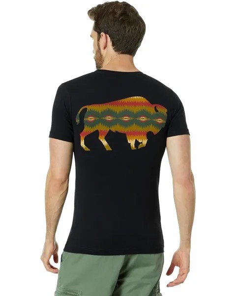 Футболка Pendleton Tye River Buffalo Graphic Tee, цвет Black/Multi