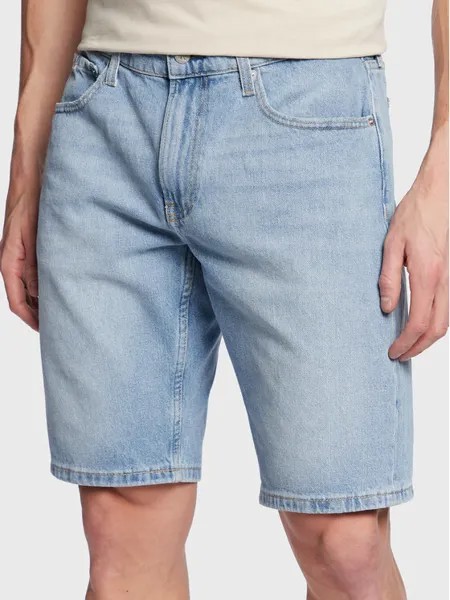 Джинсовые шорты стандартного кроя Calvin Klein, синий