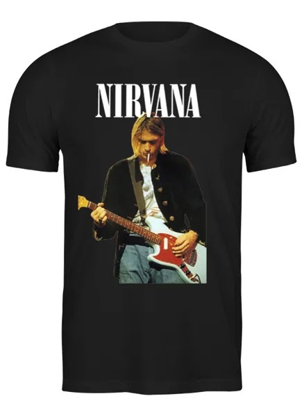Футболка мужская Printio Nirvana kurt cobain live & loud t-shirt черная M