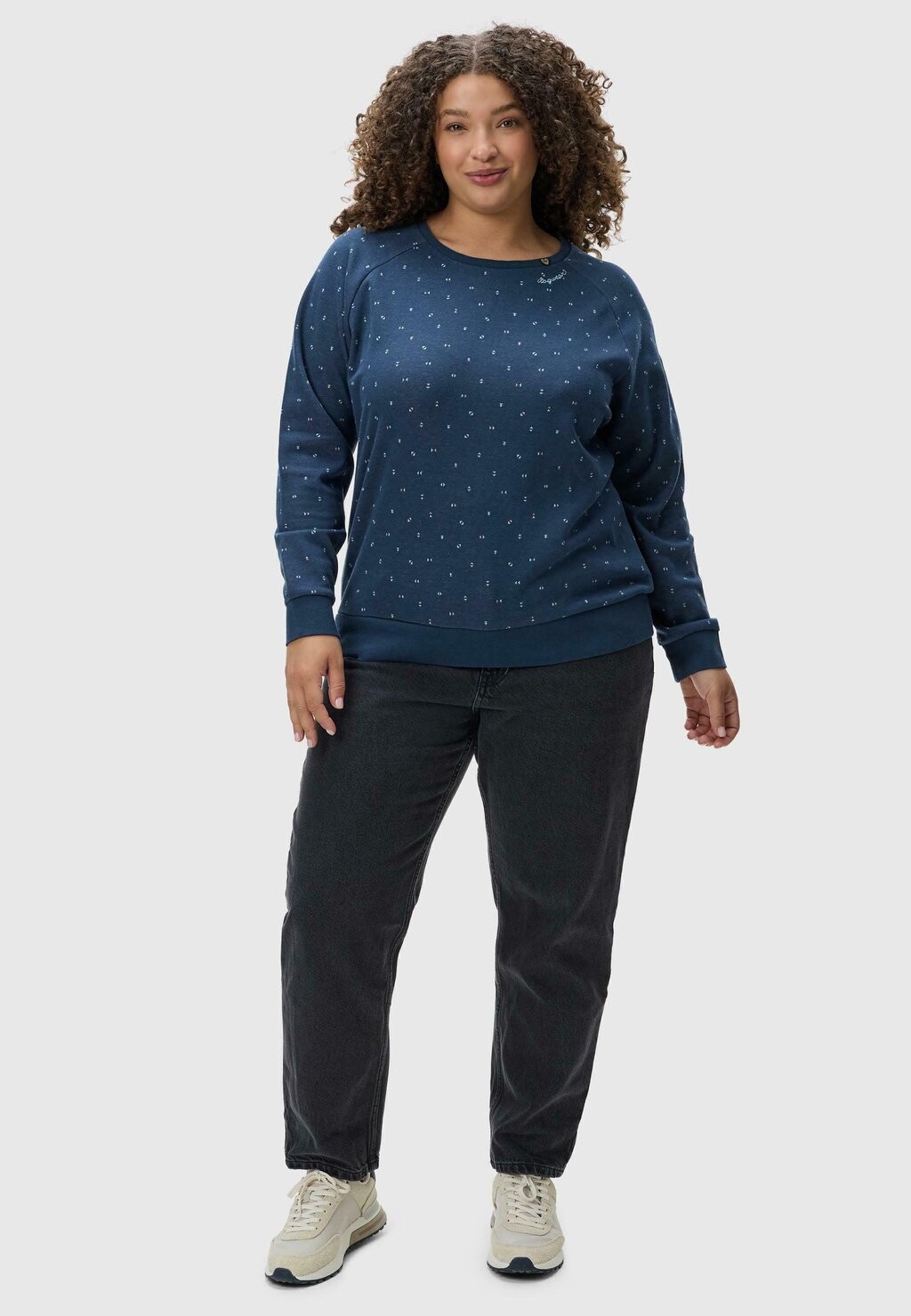 Толстовка RUNDHALS JOHANKA TRIANGLES PLUS Ragwear, бирюзовый