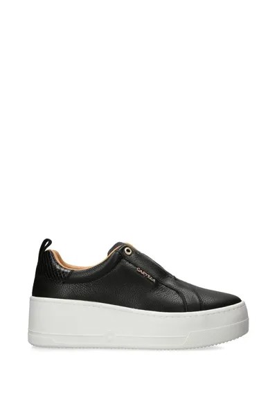 Кроссовки 'Connected Laceless' Leather Trainers Carvela, черный