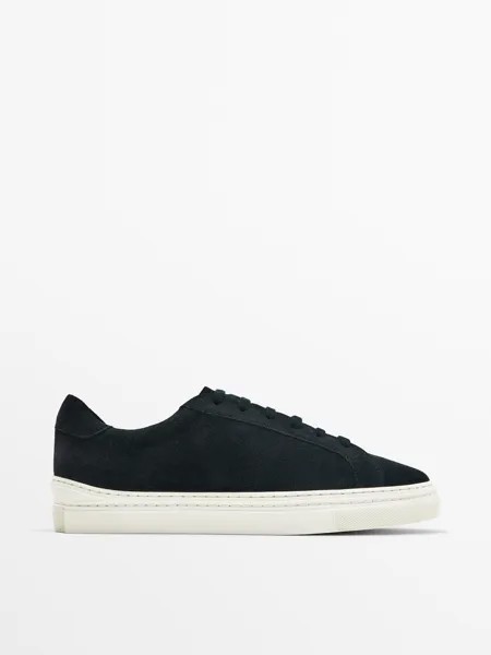 Кеды мужские Massimo Dutti 121762504 синие 42 EU (доставка из-за рубежа)