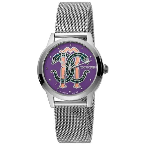 Наручные часы Roberto Cavalli by Franck Muller Logo, фиолетовый