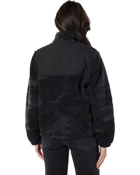Куртка Alpha Industries Sherpa Utility Jacket, цвет Black Woodland Camo