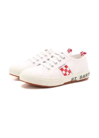 Хлопковые кеды MC2 Saint Barth