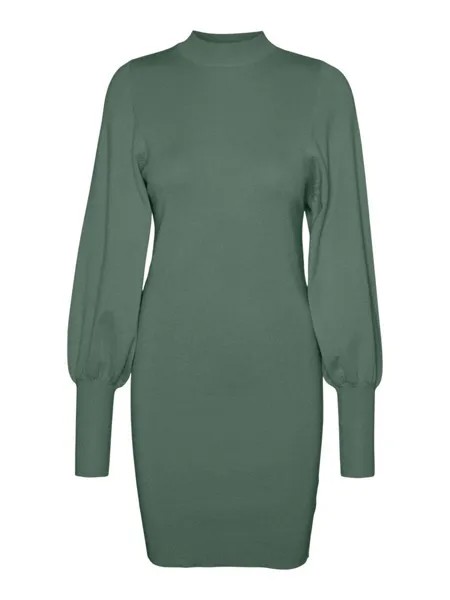 Вязанное платье VERO MODA, зеленый