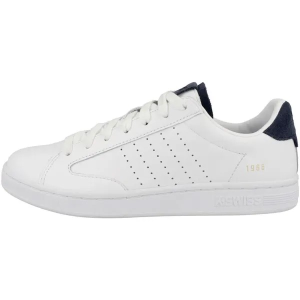 Низкие кеды Lozan Klub LTH мужское K-SWISS, цвет weiss