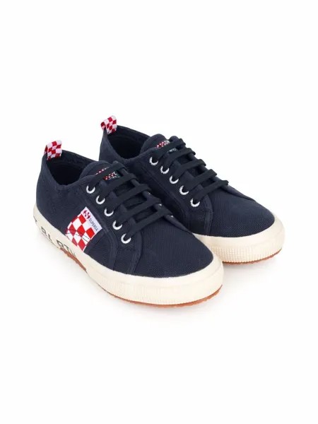 MC2 Saint Barth Kids кеды со вставкой в клетку
