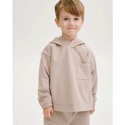 Толстовка Loomknits, размер 152, бежевый