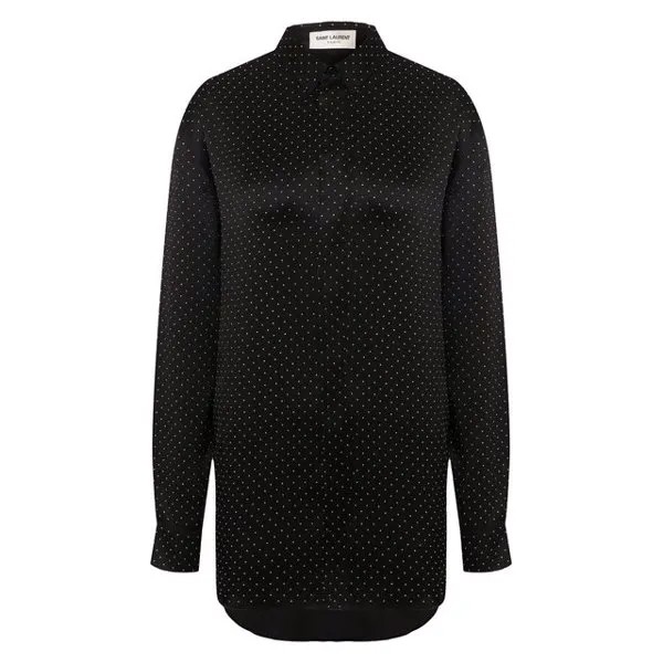 Шелковая рубашка Saint Laurent