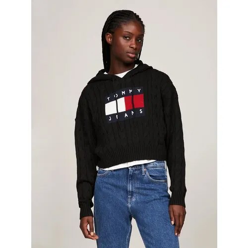 Худи Tommy Jeans, размер M, черный