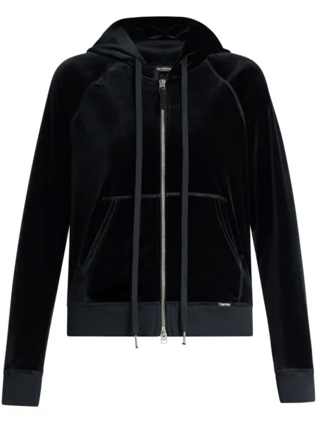 Худи с длинными рукавами TOM FORD, черный