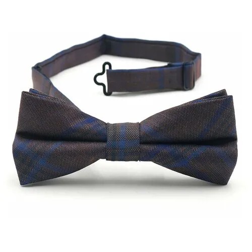 Бабочка GENTLETEAM, однотонная, в полоску, для мужчин, коричневый