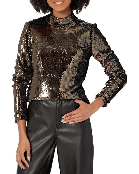 Топ Ted Baker Lovato Sequin, коричневый