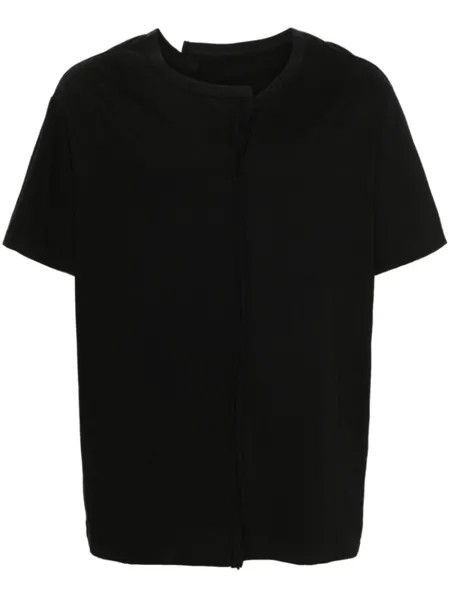 Yohji Yamamoto футболка с круглым вырезом, черный