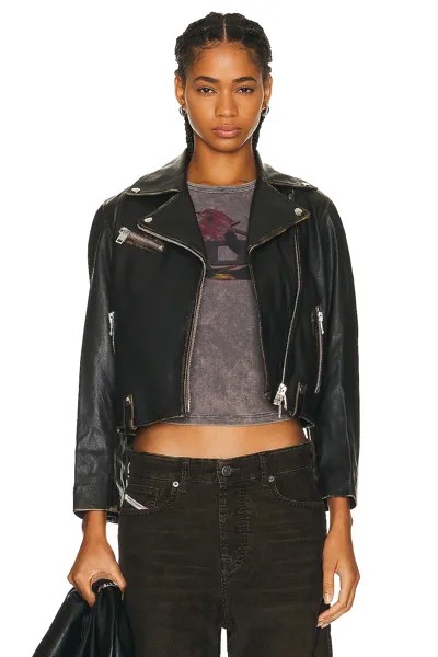 Куртка Diesel Leather, черный