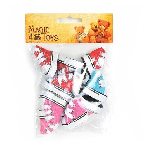 Обувь для кукол Magic 4 Toys Кеды, ассорти, 75 мм, 4 пары (FK.61750)