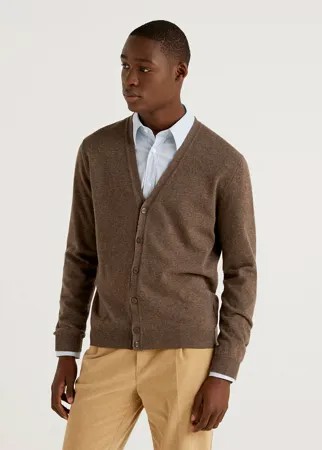 Кардиган мужской United Colors of Benetton 21A_1002U6653 серый M