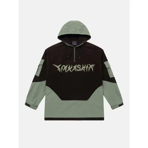 Худи YMKASHIX, силуэт свободный, размер l, коричневый