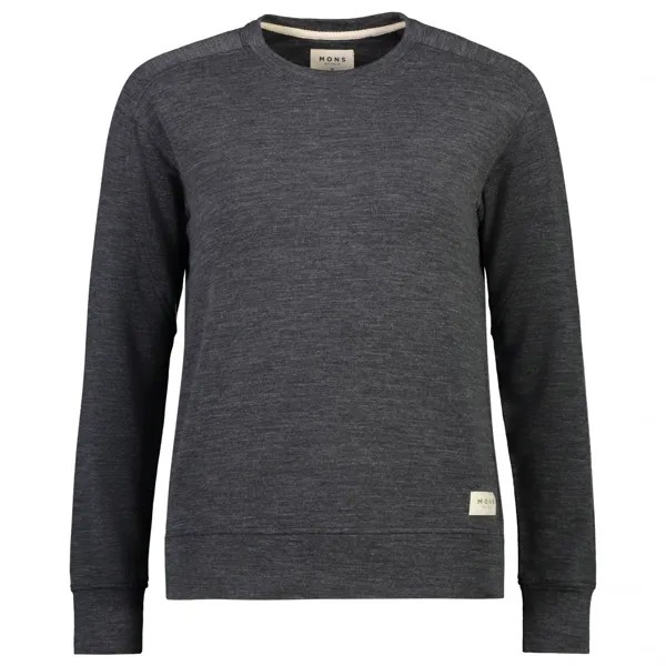 Свитер из мериноса Mons Royale Women's Covert Lite Crew, цвет Smoke
