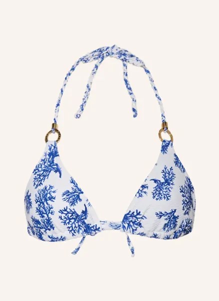 Топ бикини с треугольными чашечками little dix bay Heidi Klein, белый