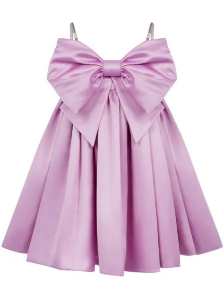 Nina Ricci платье Giant Bow без рукавов, розовый