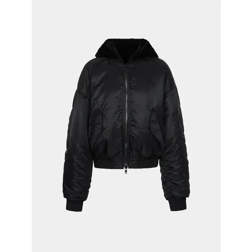 Бомбер  JUUN.J Reversible MA-1 Hoodie Jumper, размер XS, черный