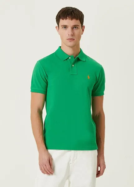 Футболка с воротником-поло Polo Ralph Lauren, зеленый