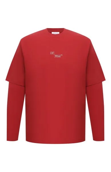 Хлопковый лонгслив Off-White