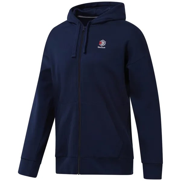 Худи Reebok Classics Foundation Full Zip, синий