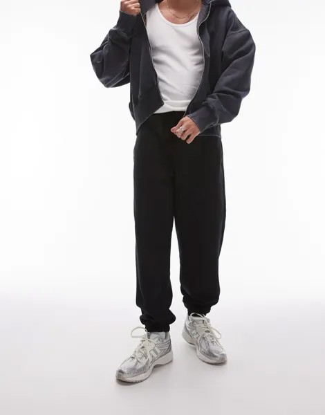 Topman - Черные джоггеры оверсайз