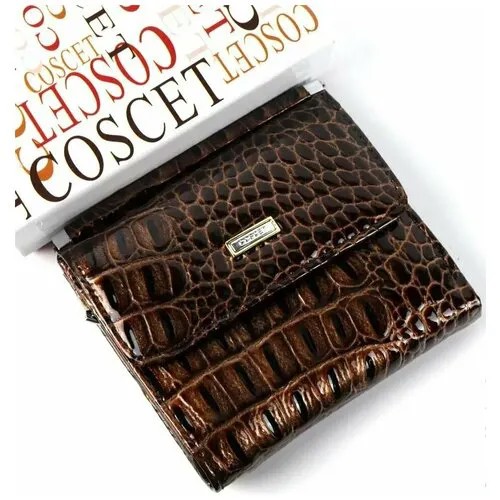 Маленький женский кожаный кошелек Coscet CS21-108C