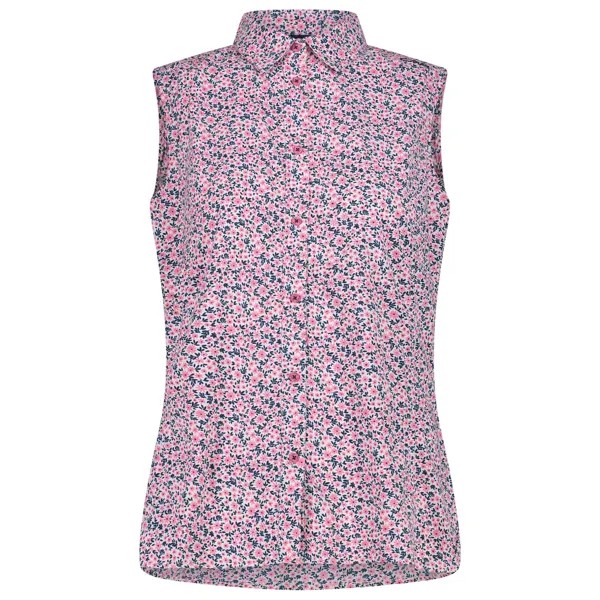 Блуза Cmp Shirt with Pattern, цвет Fuxia/Blue/B.Co