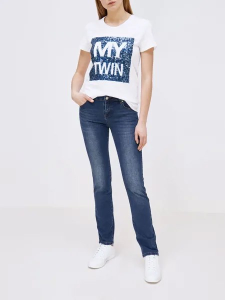 My Twin Twinset Футболка с пайетками