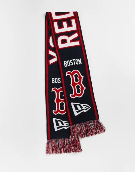 Темно-синий шарф New Era Boston Red Sox