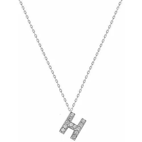 Колье, Swarovski Zirconia, длина 20 см, серебристый