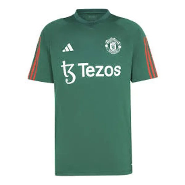 Футболка manchester united tiro 23 тренировочная футболка Adidas, зеленый