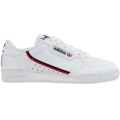 Adidas Continental 80 Lace Up Youth Boys Белые кроссовки Повседневная обувь F99787