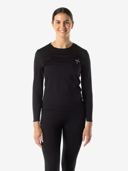ЛОНГСЛИВ УТЕПЛЕННЫЙ ЖЕНСКИЙ WARM LONG SLEEVE TEE | BLACK, Черный