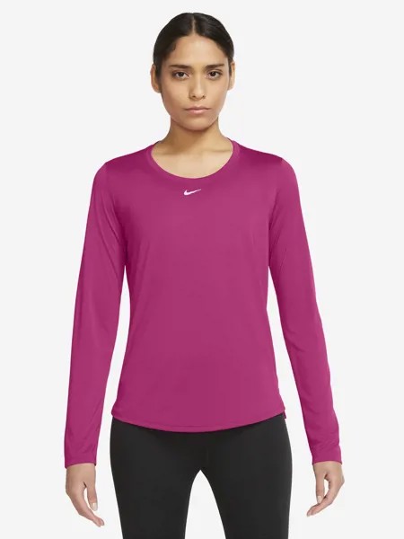 Лонгслив женский Nike Dri-FIT One, Розовый